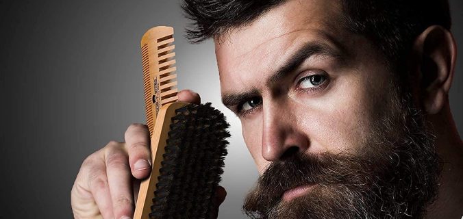 vegan beard brush