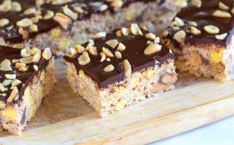 chocolate covered rice krispie treats