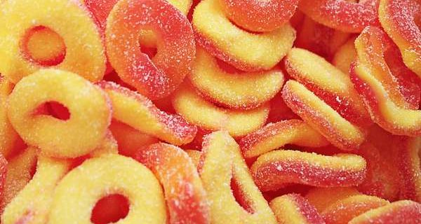 are peach rings vegan